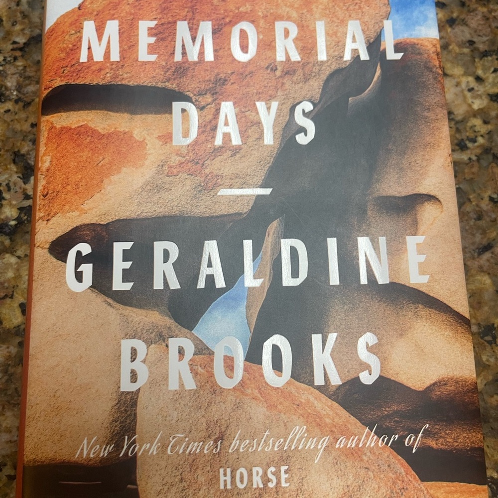 Geraldine Brooks 'Memorial Days' Book Cover Art. Hardcover